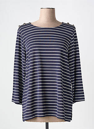 Tricou mâneci lungi mâneci lungi albastru KAKIE femeie