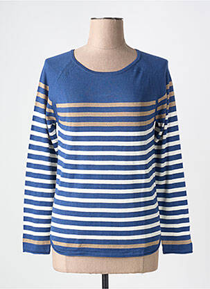 Pulover albastru SOIE POUR SOI femeie