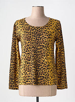 Pulover galben SOIE POUR SOI femeie