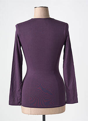 Top croială cambrată mâneci lungi violet RENDEZ-VOUS femeie