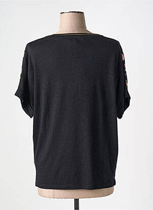 Tricou guler rotund mâneci scurte negru GERARD DAREL femeie