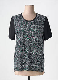 Tricou guler rotund mâneci scurte negru GERARD DAREL femme