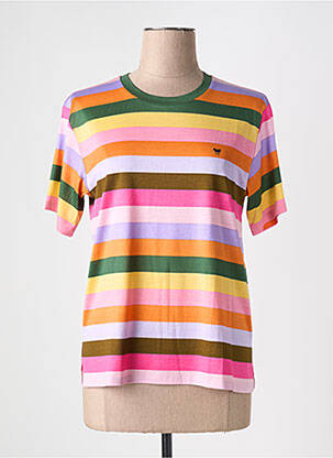 Tricou elasticitate mâneci scurte roz WEEKEND MAXMARA femeie