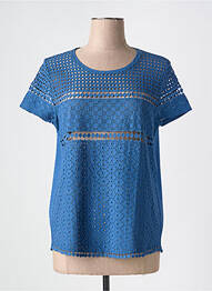 Top țesătură jersey mâneci lungi albastru GERARD DAREL femme