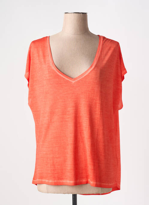 Tricou roșu MAJESTIC FILATURES femeie