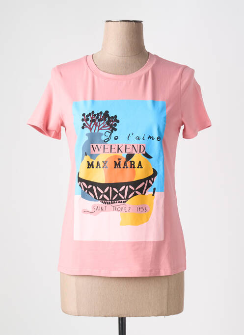 Tricou roz WEEKEND MAXMARA femeie