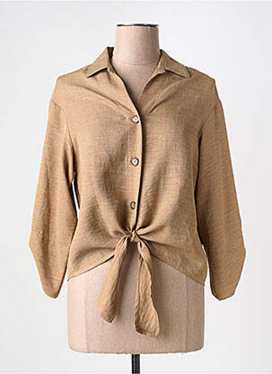 Cămașă bej EMA BLUE'S femeie