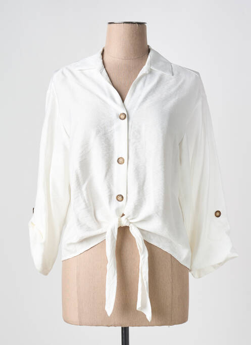 Cămașă mâneci lungi mâneci lungi alb EMA BLUE'S femme