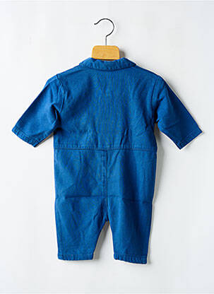 Salopetă-pantalon croială cambrată mâneci lungi albastru PETIT BATEAU băiat