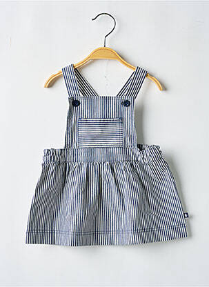 Rochie scurtă fără mâneci fără mâneci albastru PETIT BATEAU fată