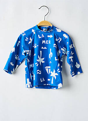Costum de baie dintr-o singură piesă elasticitate albastru PETIT BATEAU băiat