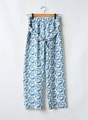 Pantalon larg albastru MAYORAL fată