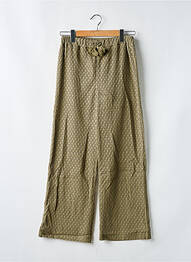 Pantalon drept croială dreaptă talie elastică verde MAYORAL fată