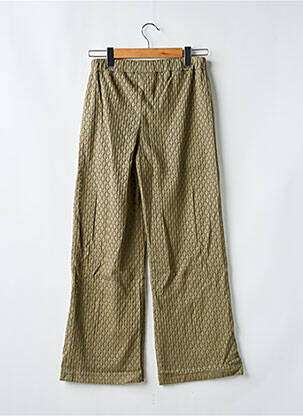 Pantalon drept croială dreaptă talie elastică verde MAYORAL fată