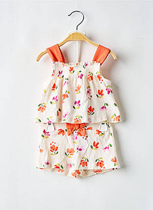 Set șort portocaliu MAYORAL fată