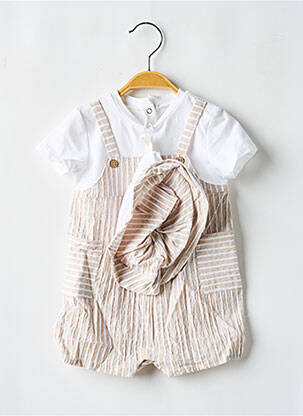 Salopetă pentru bebeluși alb MAYORAL băiat