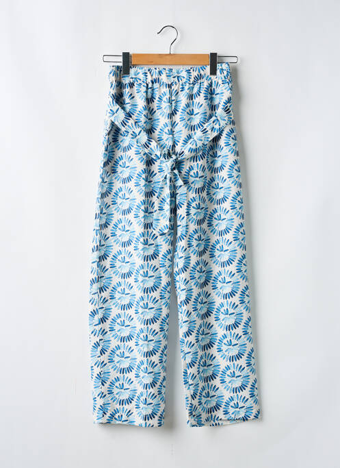 Pantalon larg albastru MAYORAL fată