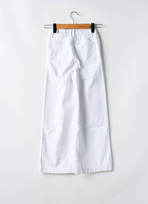 Blugi cu croială largă alb ONLY fată