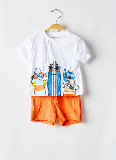 Set șort portocaliu MAYORAL băiat
