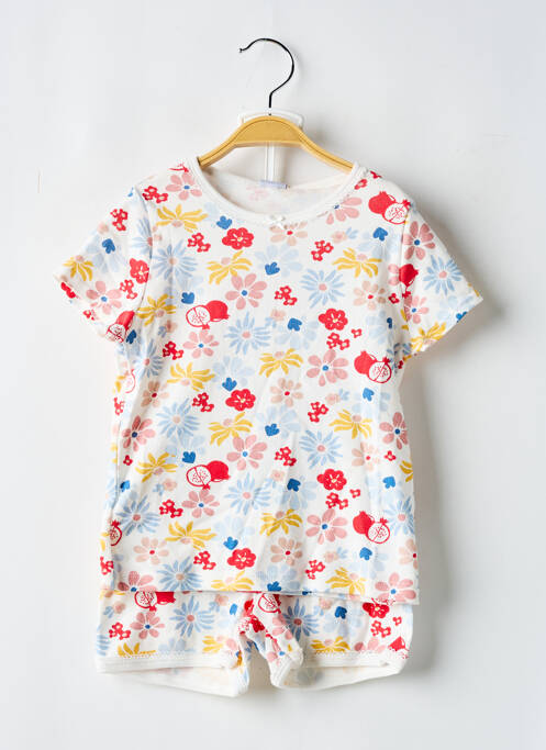 Set șort alb PETIT BATEAU fată