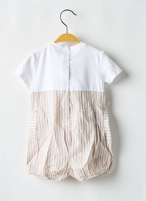 Salopetă pentru bebeluși alb MAYORAL băiat