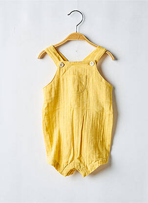 Salopetă scurtă galben PETIT BATEAU copil
