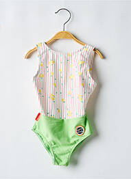 Costum de baie dintr-o singură piesă imprimeu fantezie verde HELLO HOSSY fată