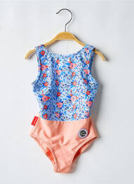 Costum de baie dintr-o singură piesă imprimeu fantezie albastru HELLO HOSSY fată