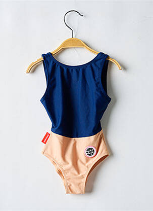 Costum de baie dintr-o singură piesă albastru HELLO HOSSY fată