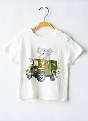 Tricou alb MAYORAL băiat