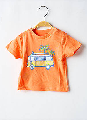 Tricou croială dreaptă mâneci scurte portocaliu MAYORAL fată