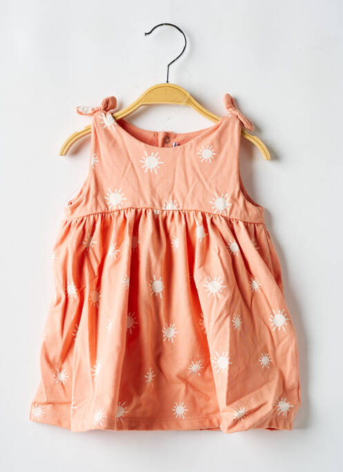 Rochie midi portocaliu PETIT BATEAU fată