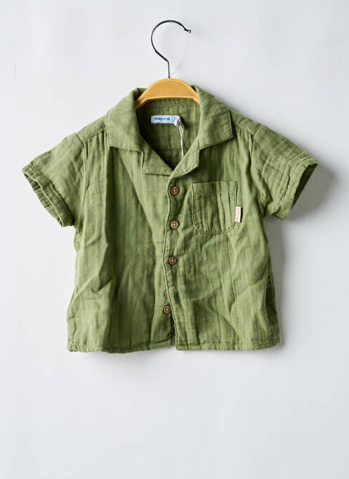 Cămașă cu mâneci scurte verde MAYORAL băiat