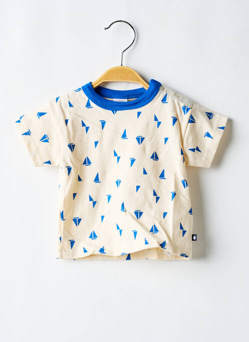 Tricou bej PETIT BATEAU băiat