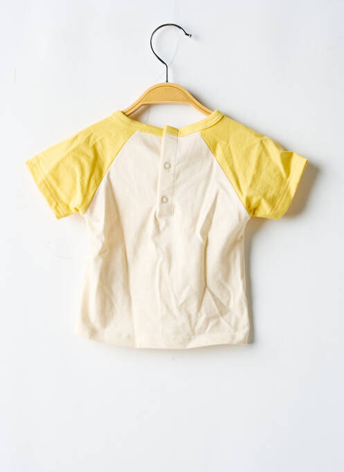 Tricou galben PETIT BATEAU băiat