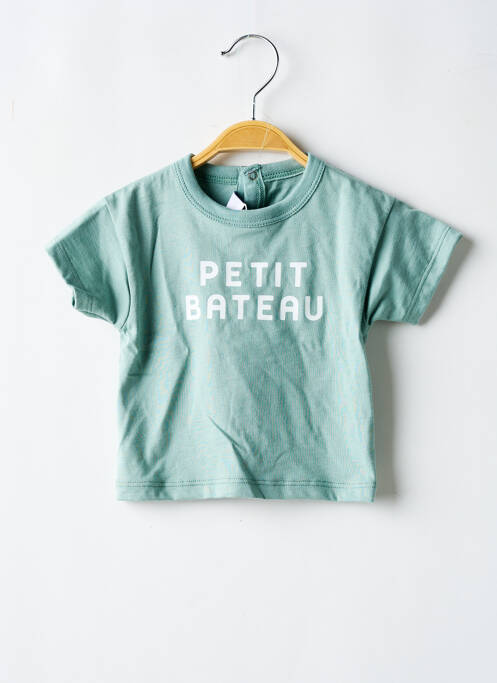 Tricou verde PETIT BATEAU copil