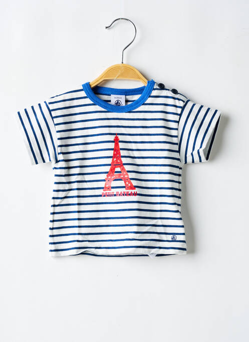 Tricou albastru PETIT BATEAU băiat