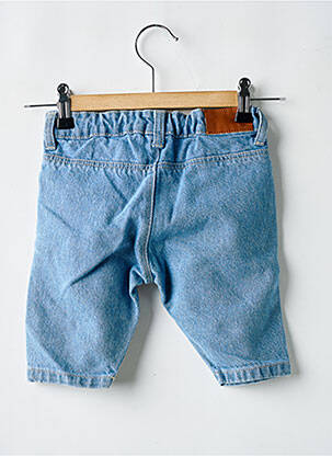 Bermudă țesătură denim albastru PETIT BATEAU băiat
