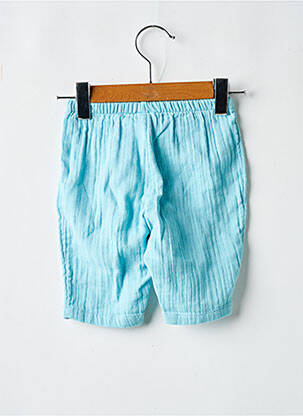 Pantalon drept croială dreaptă talie elastică albastru PETIT BATEAU băiat