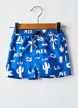 Șort de baie imprimeu fantezie albastru PETIT BATEAU băiat