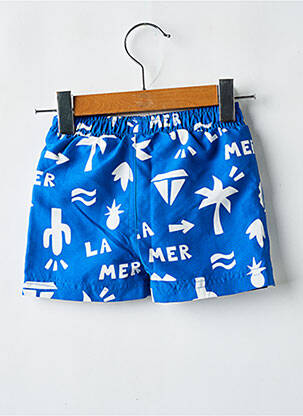 Șort de baie imprimeu fantezie albastru PETIT BATEAU băiat