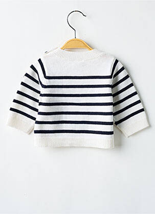 Pulover guler rotund mâneci lungi albastru PETIT BATEAU copil