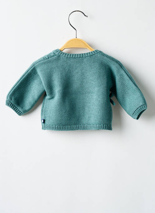 Vestă cu mâneci lungi verde PETIT BATEAU copil