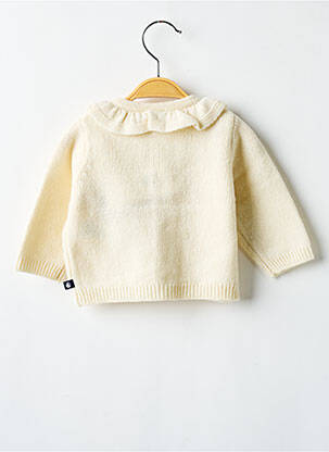 Vestă cu mâneci lungi elasticitate bej PETIT BATEAU copil
