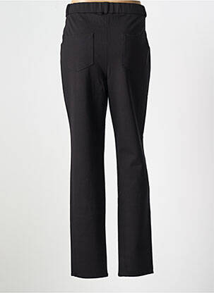 Pantalon slim talie elastică mărime normală negru GEVANA femeie