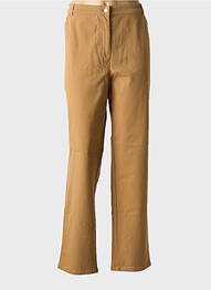 Pantalon drept elasticitate mărime normală maro GARDEUR femme