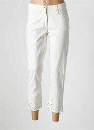 Pantalon 7/8 elasticitate mărime normală alb BETTY BARCLAY femme
