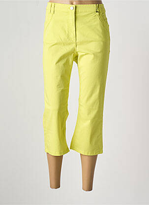 Pantalon trei sferturi croială dreaptă verde BETTY BARCLAY femeie