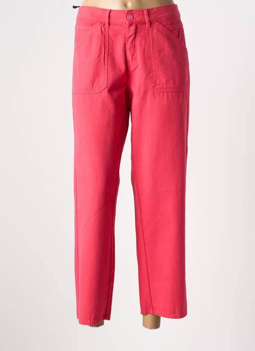 Pantalon drept roz FIVE femeie