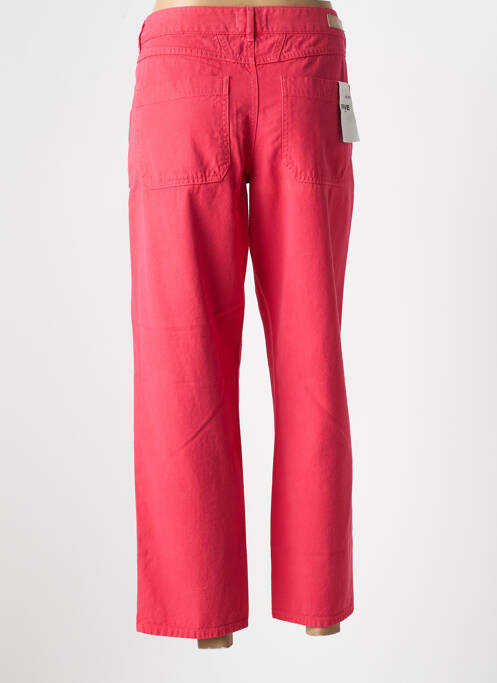 Pantalon drept roz FIVE femeie